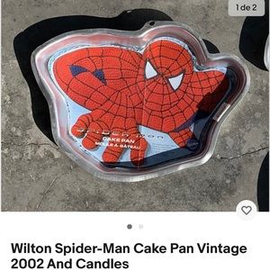 Wilton Retired Cake Pan Spider Man